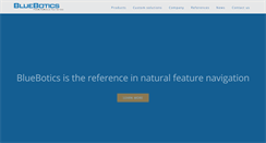 Desktop Screenshot of bluebotics.com